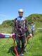 Paraglider Jack getting ready 